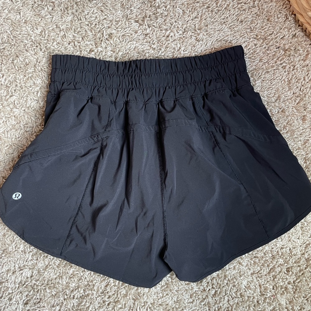 Track that high rise lined shorts 5”